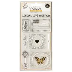 Bo Bunny Charmed Chronicles Acrylic Stamp Set-10/Pkg