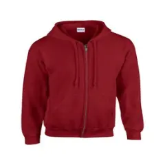 Gildan&reg; Heavy Blend Full-Zip Hooded Sweatshirt Cardinal Red