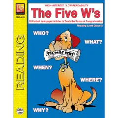The Five W&rsquo;s Book, Reading Level 3