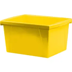 4 Gallon Storage Bin, Yellow