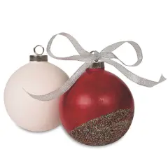 Color-Me&trade; Ceramic Bisque Ball Ornament (Pack of 12)