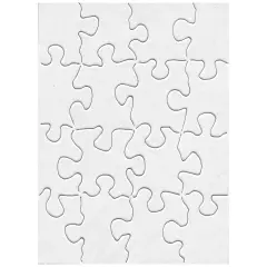 Compoz-A-Puzzle&reg;, 4" x 5-1/2" Rectangle, 16 Pieces, 24 Puzzles