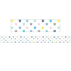 Calm & Cool Colorful Mini Chevrons EZ Border, 48 Feet
