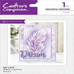 Crafter's Companion Mask-Graceful Feather