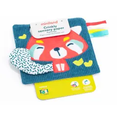 Red Panda Crinkly Sensory Paper Feel To Learn