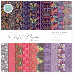 Craft Consortium Double-Sided Paper Pad 12"X12" 30/Pkg-Eastern Influences, 20 Designs