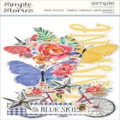 Simple Stories Simple Pages Page Pieces-Simple Vintage Linen Market