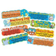 Dr. Seuss&trade; Reading Tips Mini Bulletin Board Set