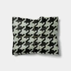 Lichen Green Oversized Houndstooth Gift