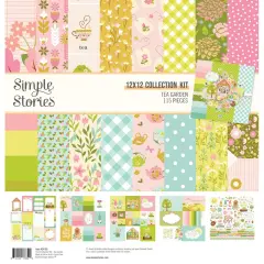 Simple Stories Collection Kit 12"X12"-Tea Garden
