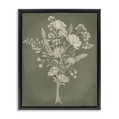 Stupell Industries Wildflower Impression Bundle Floating Frame Design by Cat Thurman Designs