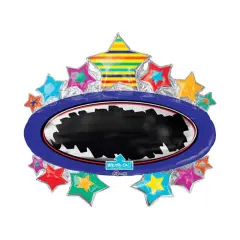 Anagram&reg; 31 Inch Bright Star Black Board Balloon