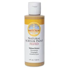 Natural Earth Paint Natural Fluid Acrylik Paint - Yellow Ochre, 118 ml