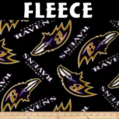 Licensed NFL Baltimore Ravens Fleece 6231-D Fabric by the Yard