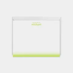 Neon Ombre Edge Note Cards II