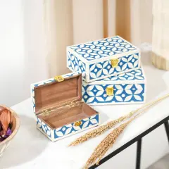 Gaynor Box &ndash; Handcrafted Bone & Resin Decorative Box