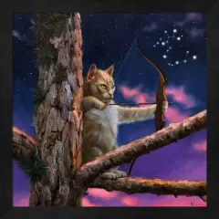 Sagittarius by Lucia Heffernan 13" x 13" Framed Wall Art