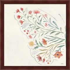 Wildflower Vibes VI No Words by Janelle Penner 13" x 13" Framed Wall Art