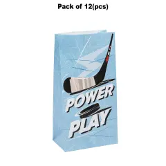 Hockey Treat Bags - 12 Pc.