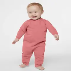 Rabbit Skins&reg; Infant Fleece One Piece Mauvelous
