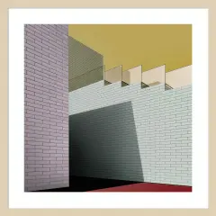 Schuster - Urban Abstract by Inge Schuster Wood Framed Wall Art Print