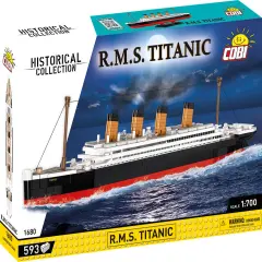 COBI Historical Collection R.M.S. TITANIC 1:700 Scale Building Set, 593 Pieces