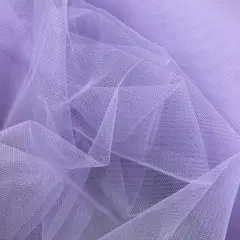 1 Yard 2-Way Stretch Nylon Net Mesh Fabric, 60" Width Lightweight Sheer Mesh for Gowns, Dancewear & Costumes Lavender