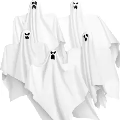 Halloween Hanging Ghosts Outdoor Decoration(5 Pack)