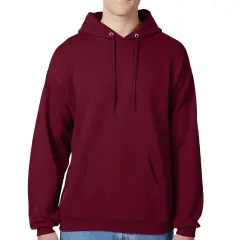 Hanes Men's Ecosmart Fleece Hooded Sweatshirt, Pullover Casual Hoodies Assorted Color Athletic cardinal