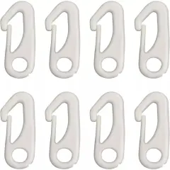8 Pcs Flag Pole Clip Snap Hook Nylon Flagpole Accessory-Attach Flag to Flagpole