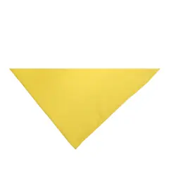 Pack of 7 Triangle Cotton Bandanas - Solid Colors and cotton - 30 in x 19 in x 19 in