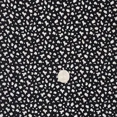 1 Yard Rayon Crinkle Black/Taupe Woven Fabric, 50/52&Prime; Wide 100% Rayon