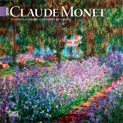 Claude Monet | 2026 7 x 14 Inch (Hanging) Monthly Mini Wall Calendar | English/French Bilingual