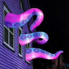3 Pcs Halloween Inflatables Octopus Tentacle Outdoor Window Decorations