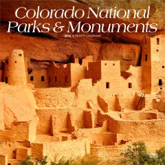 Colorado National Parks & Monuments | 2026 12 x 24 Inch (Hanging) Monthly Square Wall Calendar | Plastic-Free