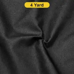 Polyester Cotton Broadcloth Fabric 60" Wide Multiple Colors Black