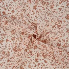 1 Yard Blush Hi Multi Chiffon Sheer Lightweight Polyester Fabric, 58/60" Wide