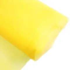 50 Yard Tulle Fabric Bolt Soft Fine Diamond Netting For Wedding Veils Crafting And Party Decoration 108 inch Width Yellow