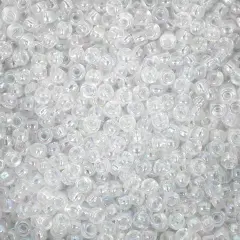 Miyuki Round Seed Bead Size 8/0 22g Crystal AB