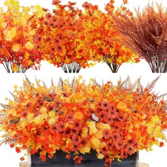 30PCS Fall Artificial Flowers