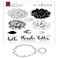 Build-A-Flower: Japanese Mum Layering Stamp & Die Set