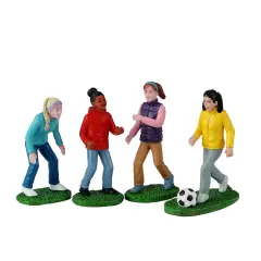 Lemax Girls Soccer Game - 4 Piece Set