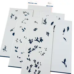 Pinkfresh Studio Stencils 4.25"X5.5" 6/Pkg-Deck The Halls