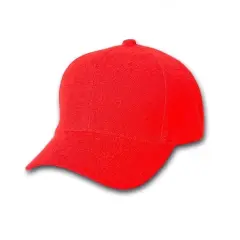 Set of 4 Qraftsy Solid Polyester Unisex Baseball Caps - Plain Hat
