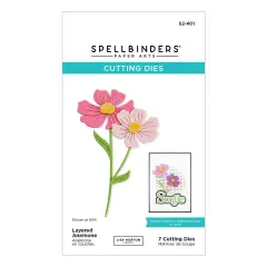 Spellbinders Etched Dies By Lisa Horton-Layered Anemone, Spotlight Frames