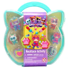 Tara Toy: Super Kitties - Necklace Activity Set - Disney Junior, 161pc, Create 5 Charm & Bead Necklaces, Mix&Match Designs, Jewelry Craft Kit, Kids 3+