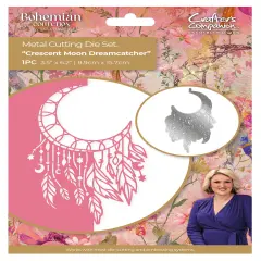 Sara Signature Bohemian Dies-Crescent Moon Dreamcatcher