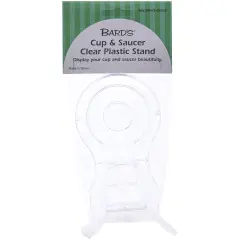 Bard's Clear Cup and Saucer Stand, 2" H x 2.5" W x 5.5" D