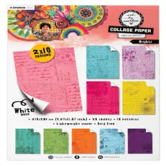 Art By MarleneCollection Paper Pad 8.25"X11.57"20/Pkg-Nr.277 Brights