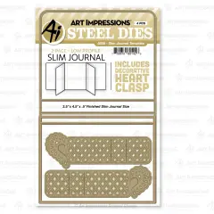 Art Impressions Journal Die-Slimline Journal Template